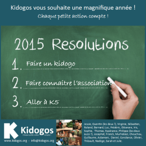 Kidogos - Voeux 2015